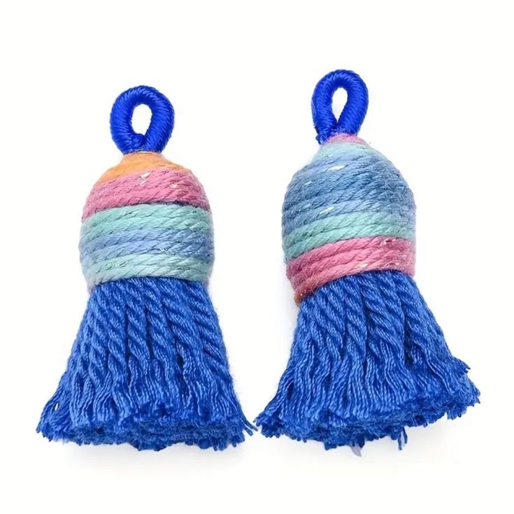 Tassel Charm Blau