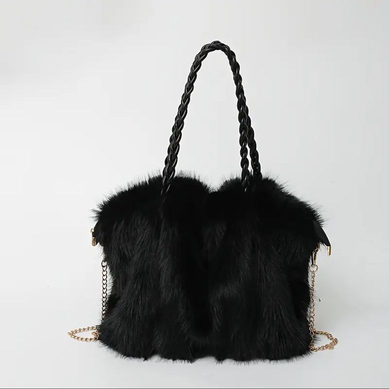 Schöne Fake Fur Tasche Schöne Fake Fur Tasche