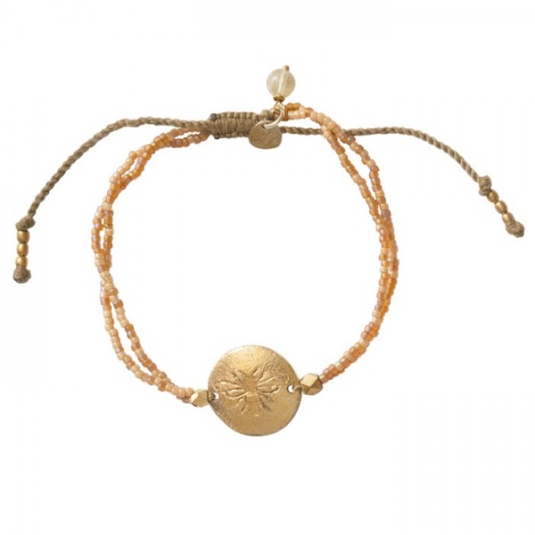 Bienenfleissiger Freudenspender - Citrin Armband