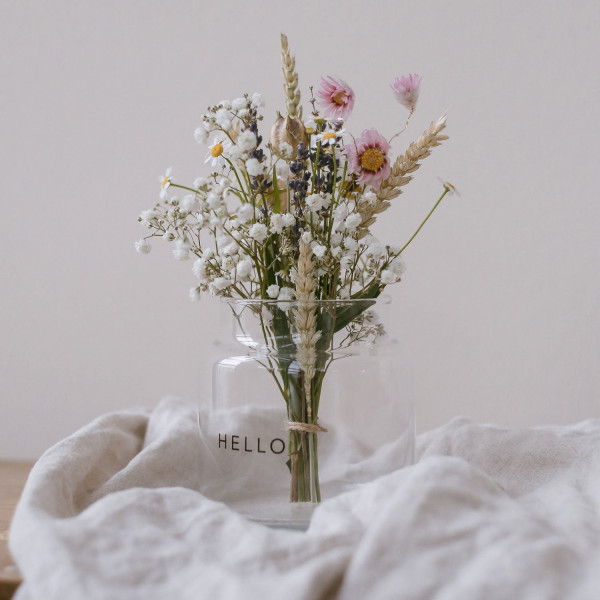 Hello - die Word Blumenvase