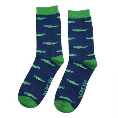No Boring Socks für IHN - Krokodil Bambussocken