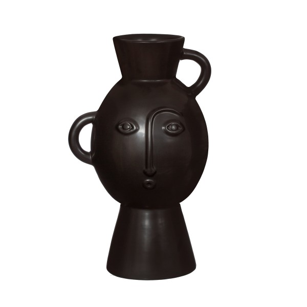Face Design Vase