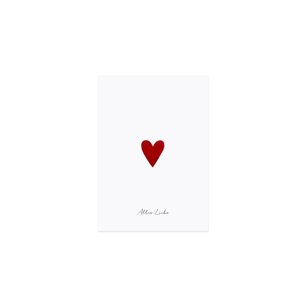 Alles Liebe.... Postkarte