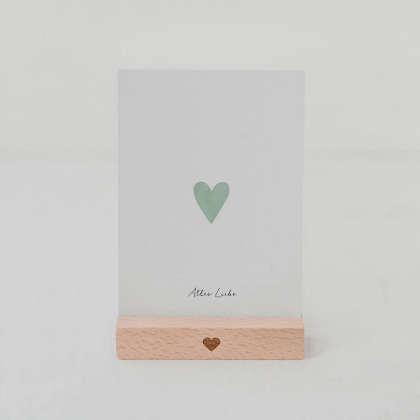 Alles Liebe.... Eulenschnitt Postkarte
