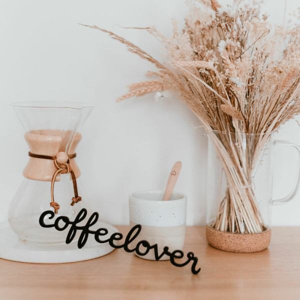 Für die Coffeelover unter euch - Holzschriftzug