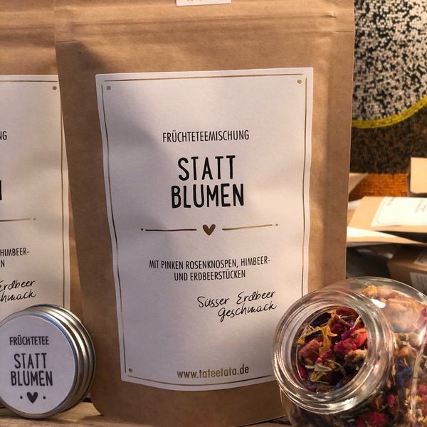 Statt Blumen - Bio Tee