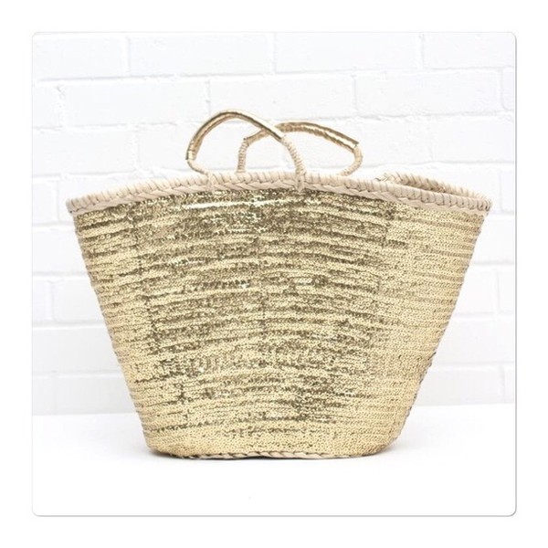 Bohemian Pailletten Korb