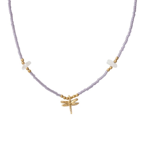 Libellen Mondstein Kette