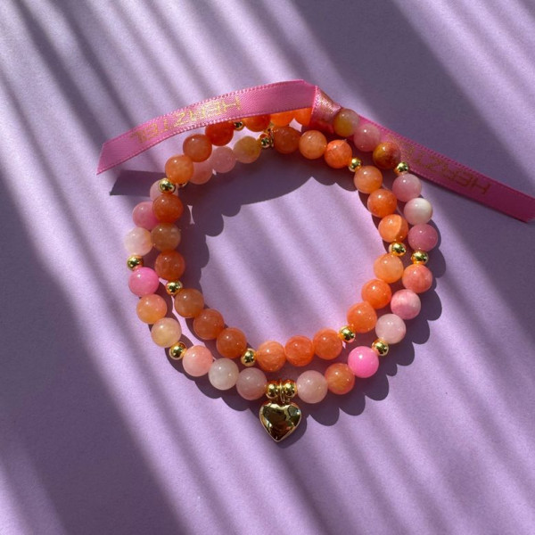 Jade Armband - Herzteil