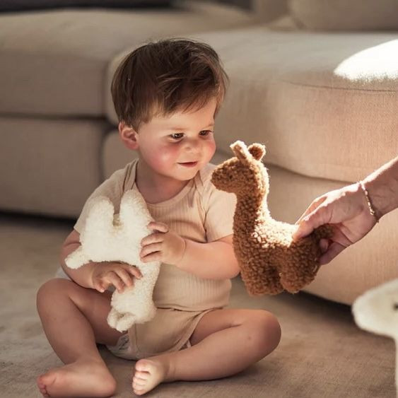 Herzteil babyaccessoires - lama kuscheltier klein